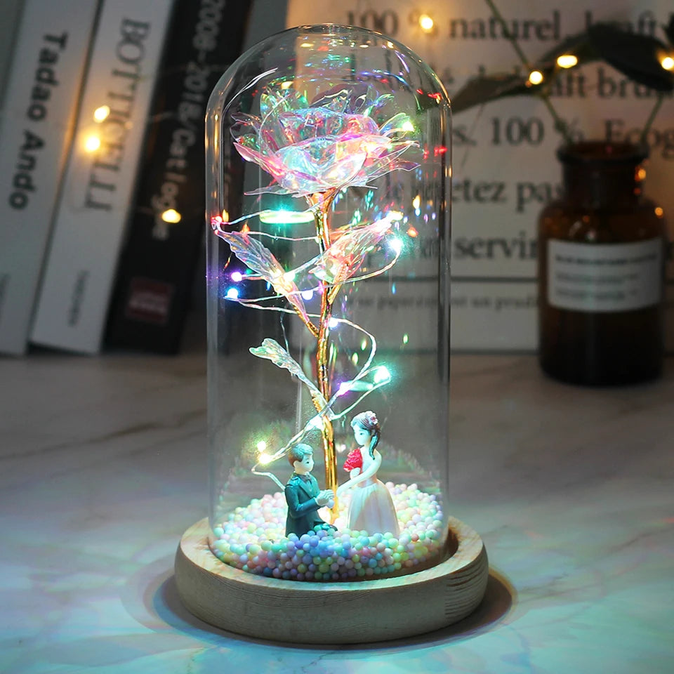 Hot LED Enchanted Galaxy Rose - A Magical and Romantic Gift for Valentine’s Day