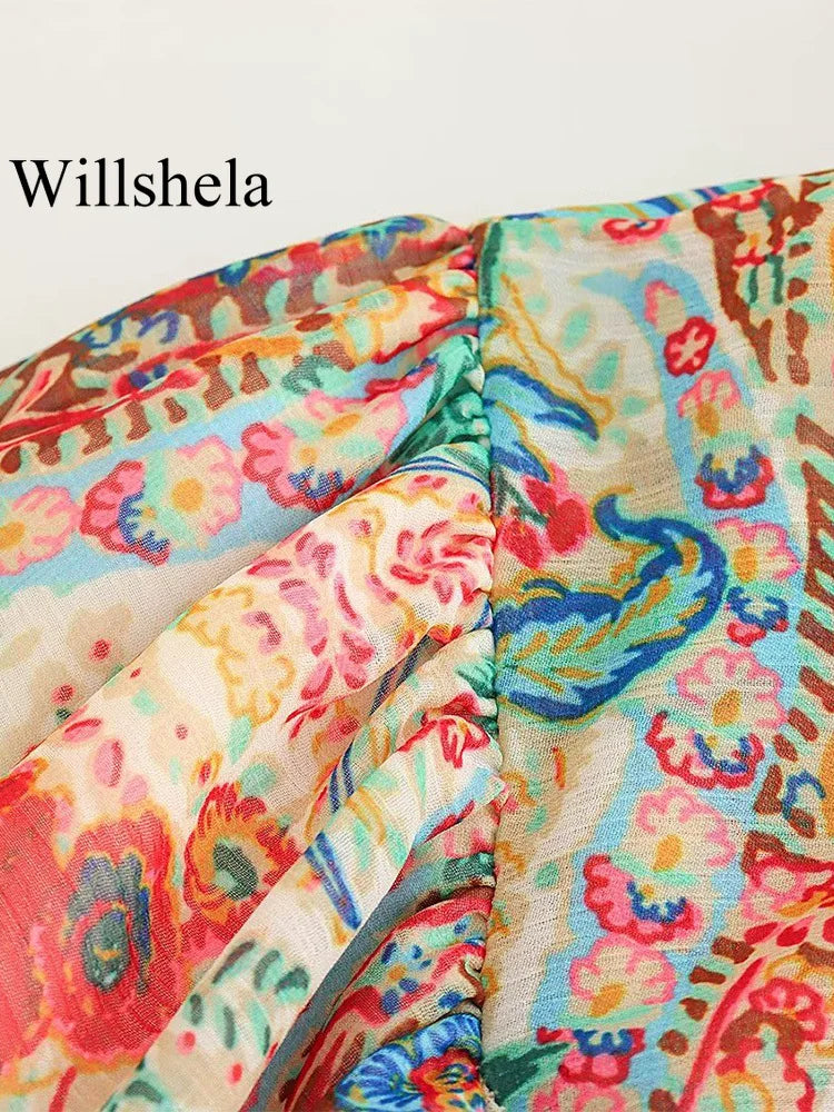 Willshela Vintage-Bluse mit Reverskragen – Erleben Sie Retro-Eleganz mit modernem Flair