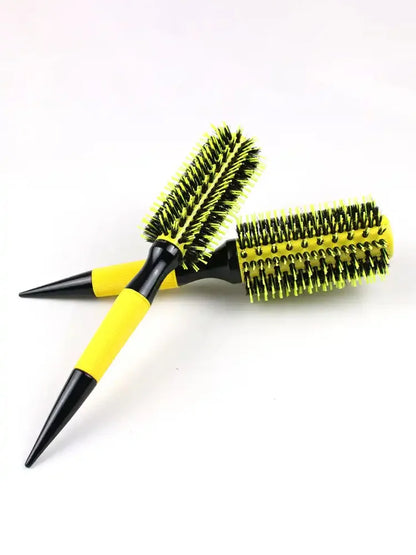 JUEJIANG Professional Round Wooden Hair Brush: Perfect Styling Companion