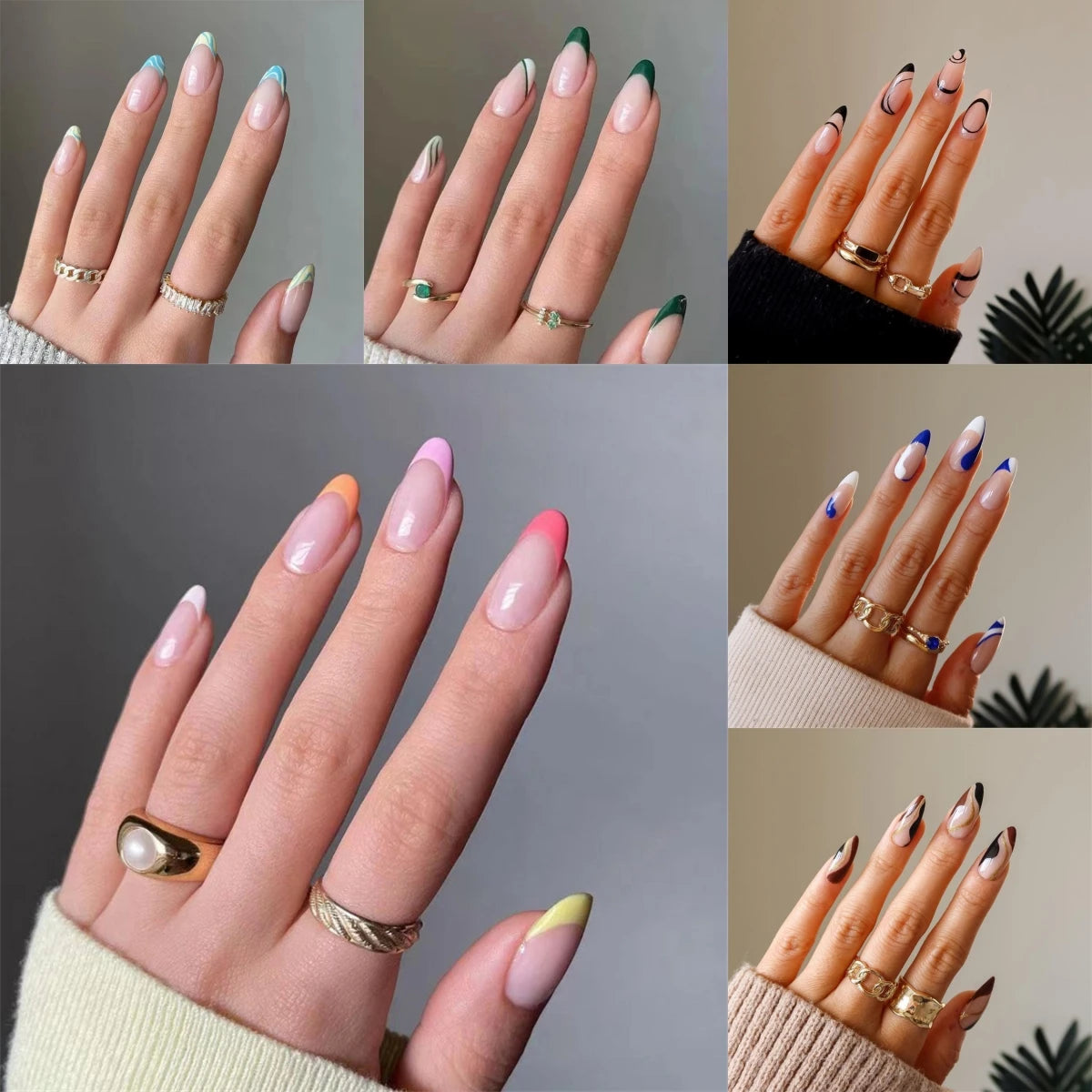 short almond nails