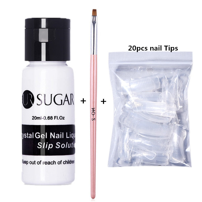 UR SUGAR 15ml Verlängerungsgel Set Acryl Schnellaufbau Nagel Maniküre Set Gel