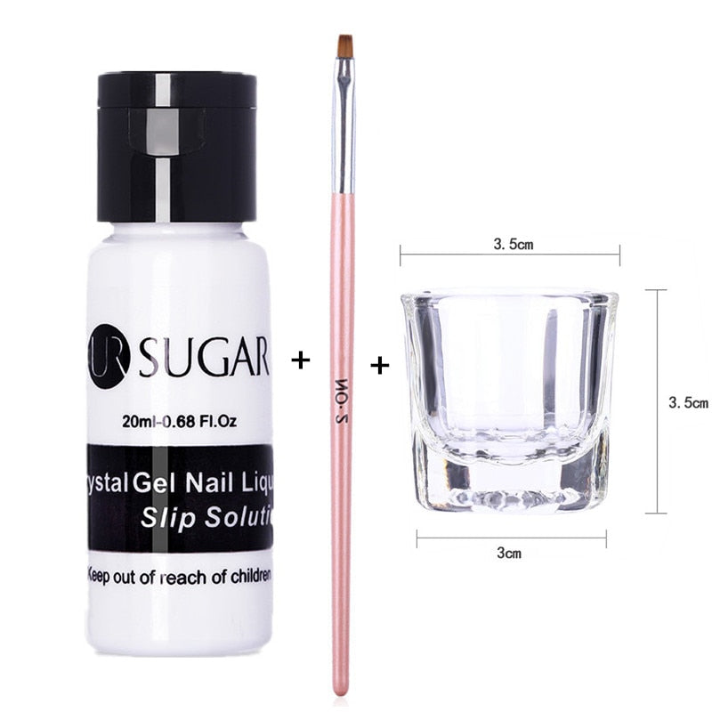 UR SUGAR 15ml Verlängerungsgel Set Acryl Schnellaufbau Nagel Maniküre Set Gel