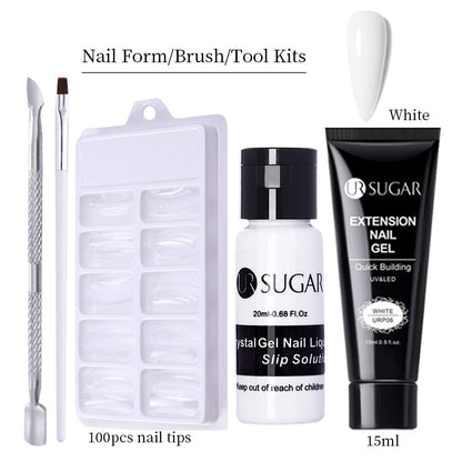 UR SUGAR 15ml Extension Gel Set Acrylic Quick Building Nail Manicure Set Gel