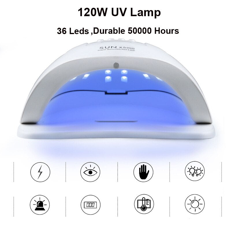 Lady Glams Sun X5 Plus UV LED Nail Lamp - Achieve Perfectly Cured Nails