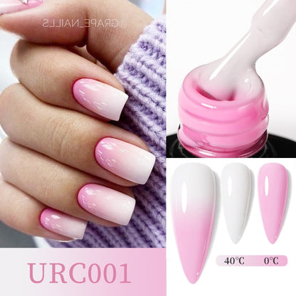 UR SUGAR 7ml  3 Layers Color Changing Thermal Nail Gel Polish