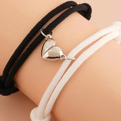 Lady Glams Schickes Kupfer-Charm-Armband für trendbewusste Paare